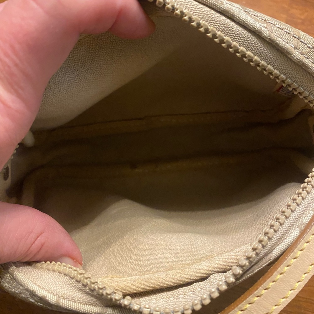 Dooney & Bourke Vintage Beige Canvas Mini Bag - Picture 6 of 9